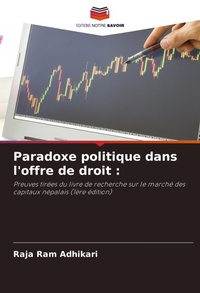 Abbildung von: Paradoxe politique dans l'offre de droit - Editions Notre Savoir