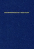 Cover: Nieder&ouml;sterreichisches Urkundenbuch - Nieder&ouml;sterreichisches Institut f&uuml;r Landeskunde