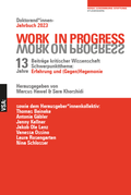 Cover: WORK IN PROGRESS. WORK ON PROGRESS. - VSA