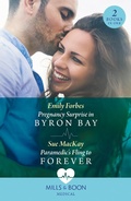 Cover: Pregnancy Surprise In Byron Bay / Paramedic's Fling To Forever - HarperCollins