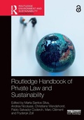 Cover: Routledge Handbook of Private Law and Sustainability - Routledge