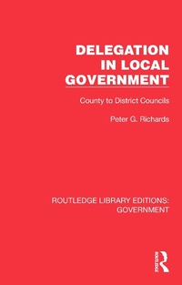 Abbildung von: Delegation in Local Government - Routledge