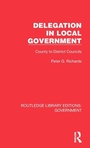 Cover: Delegation in Local Government - Routledge