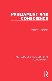 Enlarge image Cover: Parliament and Conscience - Routledge