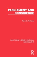 Cover: Parliament and Conscience - Routledge