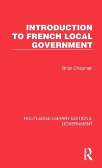 Abbildung von: Introduction to French Local Government - Routledge