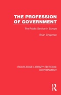 Cover: The Profession of Government - Routledge
