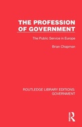 Cover: The Profession of Government - Routledge