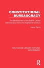 Cover: Constitutional Bureaucracy - Routledge