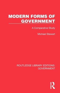 Enlarge image Cover: Modern Forms of Government - Routledge