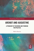 Cover: Arendt and Augustine - Routledge