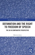 Cover: Defamation and the Right to Freedom of Speech - Routledge
