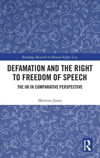 Enlarge image Cover: Defamation and the Right to Freedom of Speech - Routledge