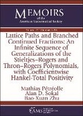 Cover: Lattice Paths and Branched Continued Fractions - American Mathematical Society