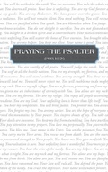 Cover: Praying the Psalter (FOR MEN) - WestBow Press
