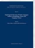 Cover: Exploring the Diversity of Turkic Languages: Studies in Morphology, Syntax and Language Contact - Harrassowitz Verlag