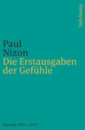 Cover: Die Erstausgaben der Gef&uuml;hle - Suhrkamp