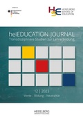 Cover: heiEDUCATION JOURNAL / Werte - Bildung - Neutralit&auml;t - Heidelberg University Publishing
