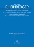 Cover: Geistliche Werke ohne Opuszahl f&uuml;r 2-6 Singstimmen a cappella oder mit Orgel/Klavier (Auswahl) - Carus-Verlag