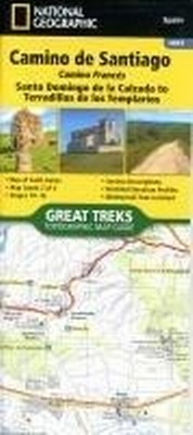 Abbildung von: Camino de Santiago - Camino Frances Map 2 of 4 - National Geographic Maps