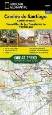 Abbildung von: Camino de Santiago - Camino France Map 3 of 4 - National Geographic Maps