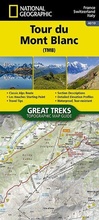 Cover: Tour du Mont Blanc Map Guide - National Geographic Maps