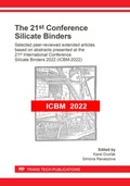 Cover: The 21st Conference Silicate Binders - Trans Tech Publications Ltd