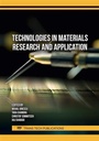Cover: Technologies in Materials Research and Application - Trans Tech Publications Ltd