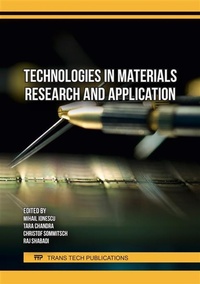 Abbildung von: Technologies in Materials Research and Application - Trans Tech Publications Ltd