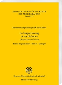 Abbildung von: La langue kwang et ses dialectes (République du Tchad) - Harrassowitz Verlag