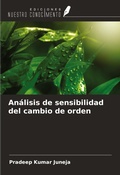 Cover: An&aacute;lisis de sensibilidad del cambio de orden - Ediciones Nuestro Conocimiento