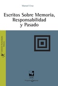 Cover: Escritos sobre memoria, responsabilidad y pasado - Universidad del Valle