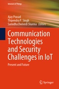 Cover: Communication Technologies and Security Challenges in IoT - Springer