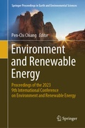 Cover: Environment and Renewable Energy - Springer