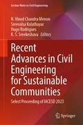 Cover: Recent Advances in Civil Engineering for Sustainable Communities - Springer
