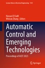 Cover: Automatic Control and Emerging Technologies - Springer