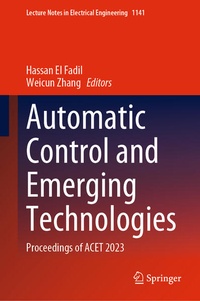 Enlarge image Cover: Automatic Control and Emerging Technologies - Springer