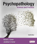 Cover: Psychopathology: Science and Practice - Worth Publishers Inc.,U.S.