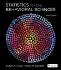 Cover: Statistics for the Behavioral Sciences - Worth Publishers Inc.,U.S.
