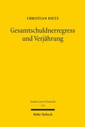 Abbildung von: Gesamtschuldnerregress und Verjährung - Mohr Siebeck