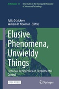 Cover: Elusive Phenomena, Unwieldy Things - Springer