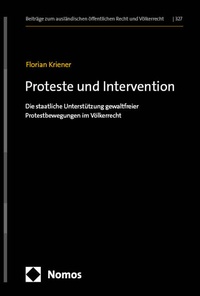Abbildung von: Proteste und Intervention - Nomos