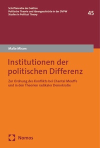 Abbildung von: Institutionen der politischen Differenz - Nomos