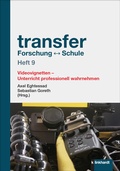 Cover: transfer Forschung  Schule Heft 9 - Verlag Julius Klinkhardt