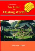 Cover: Kazuo Ishiguro's An Artist of the Floating World: Answering Excerpt & Essay Questions (A Guide to Kazuo Ishiguro's An Artist of the Floating World, #3) - Jorges P. Lopez