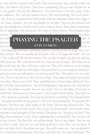 Cover: Praying the Psalter (FOR WOMEN) - WestBow Press
