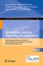 Cover: Optimization, Learning Algorithms and Applications - Springer
