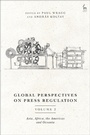 Cover: Global Perspectives on Press Regulation, Volume 2 - Hart Publishing