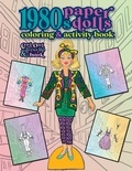 Cover: 1980s Paper Dolls Coloring and Activity Book - Anna Nadler Art