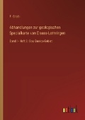 Cover: Abhandlungen zur geologischen Specialkarte von Elsass-Lothringen - Outlook Verlag